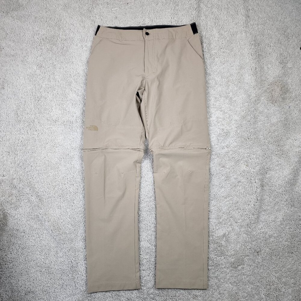 The North Face Convertible Pants Mens 34x31 Beige Cargo Gorpcore Hiking Outdoors